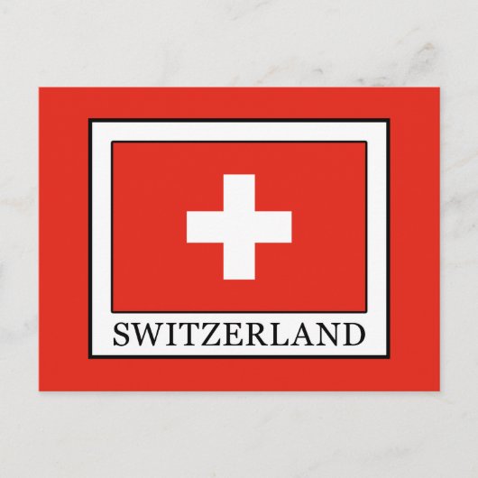 Schweiz Postkarte (Vorderseite)