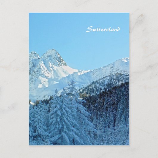 Schweiz Postkarte (Vorderseite)
