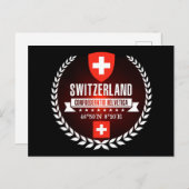 Schweiz Postkarte (Vorne/Hinten)
