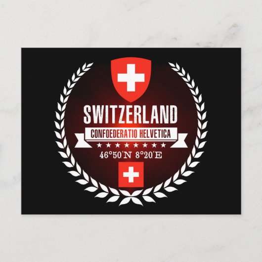 Schweiz Postkarte (Vorderseite)