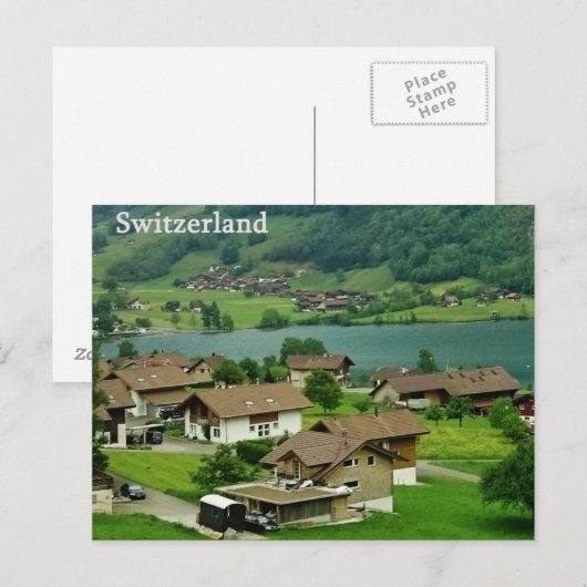 Schweiz Postkarte (Vorne/Hinten)