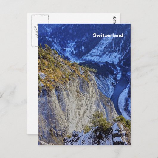 Schweiz Postkarte (Vorne/Hinten)