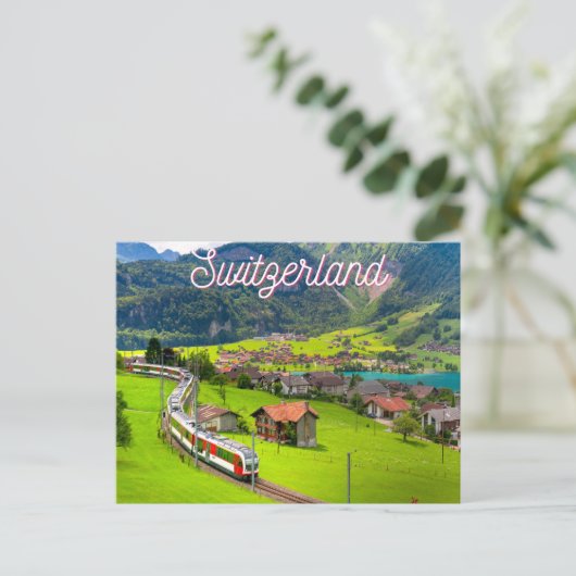 Schweiz Postkarte (Stehend Vorderseite)