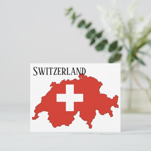Schweiz Postkarte (Stehend Vorderseite)