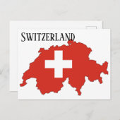 Schweiz Postkarte (Vorne/Hinten)
