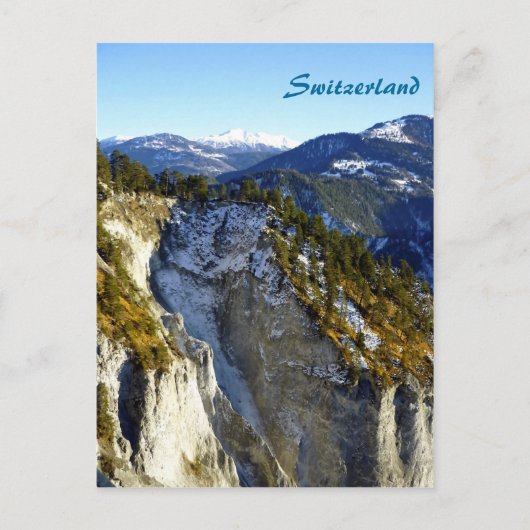 Schweiz Postkarte (Vorderseite)