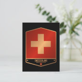 Schweiz Postkarte (Stehend Vorderseite)