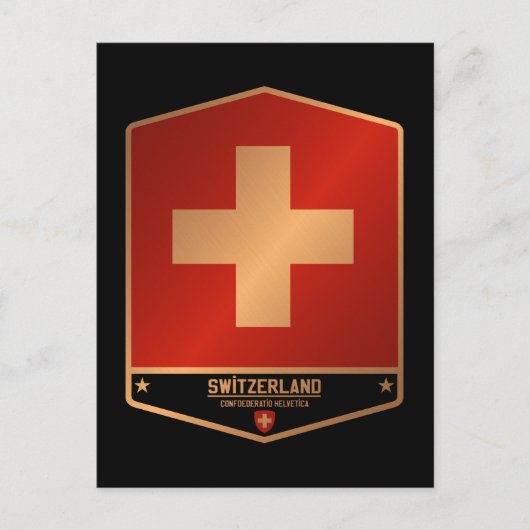 Schweiz Postkarte (Vorderseite)