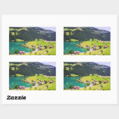 Schweiz Rechteckiger Aufkleber (Blatt)