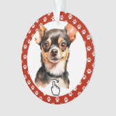 SCHWEIZ RECHTS - Siehe Zurück ... Keramik-Ornament Ornament (Vorderseite)