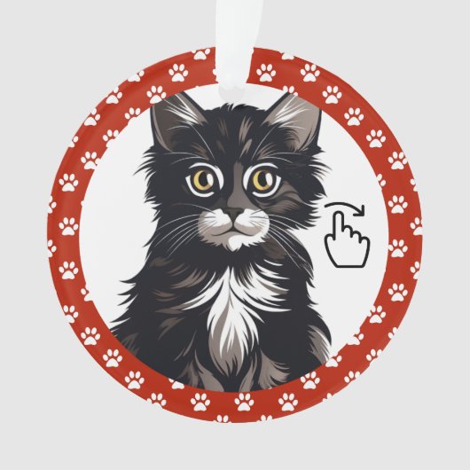 SCHWEIZ RECHTS - Siehe Zurück ... Keramik-Ornament Ornament (Vorderseite)