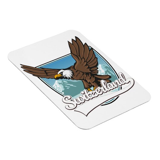 Schweiz Reise Logo Magnet (Rechte Seite)