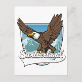 Schweiz-Reiselogo Feiertagspostkarte (Vorderseite)