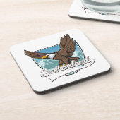 Schweiz-Reiselogo Getränkeuntersetzer (Linke Seite)