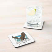 Schweiz-Reiselogo Getränkeuntersetzer (Rechte Seite)