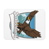 Schweiz-Reiselogo Magnet (Horizontal)