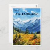 Schweiz reisen postkarte (Vorne/Hinten)