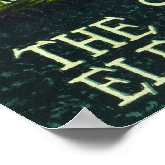 Schweiz Reiseplakat, Elektrobahn Poster (Ecke)