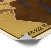 Schweiz Reiseplakat Poster (Ecke)