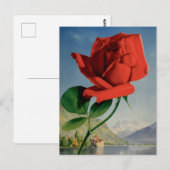 Schweiz Reiseplakat Postkarte (Vorne/Hinten)