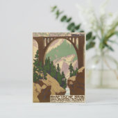 Schweiz Reiseplakat Postkarte (Stehend Vorderseite)