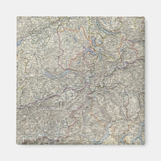 Schweiz, Savoy, Piemont Magnet (Vorne)