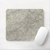 Schweiz, Savoy, Piemont Mousepad (Mit Mouse)