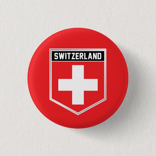 Schweiz-Schild Button (Vorderseite)