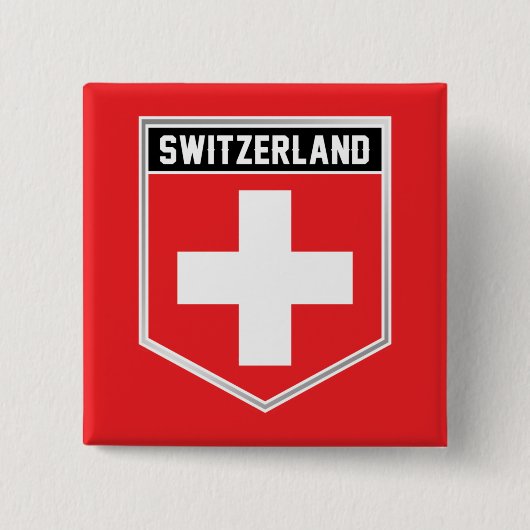 Schweiz-Schild Button (Vorderseite)