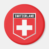 Schweiz-Schild Magnet (Vorne)