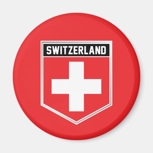 Schweiz-Schild Magnet (Vorne)
