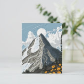 Schweiz schneebedeckter Berg (Stehend Vorderseite)