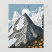 Schweiz schneebedeckter Berg (Vorderseite)
