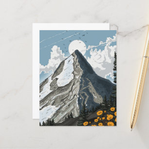 Schweiz schneebedeckter Berg