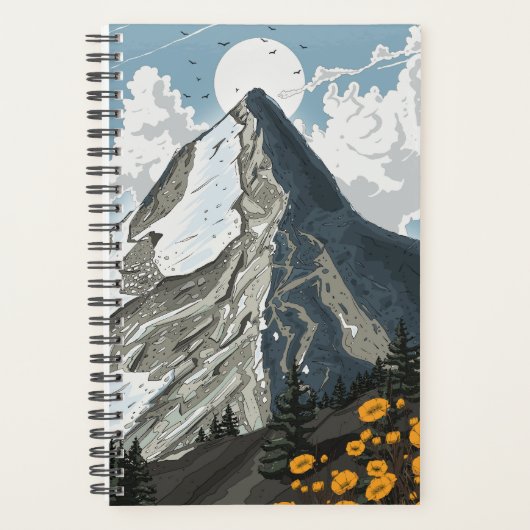 Schweiz schneebedeckter Berg Planer (Vorderseite)