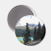 Schweiz, schöne Landschaft Magnet (Vorderseite/Rückseite)
