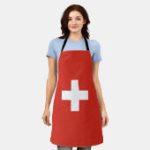 Schweiz Schürze (Getragen)