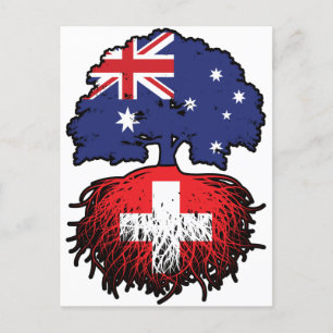 Schweiz Schweiz Australien Tree Roots Postkarte