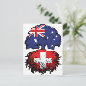Schweiz Schweiz Australien Tree Roots Postkarte (Stehend Vorderseite)