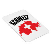 Schweiz Schweiz Karte Flag Magnet (Rechte Seite)