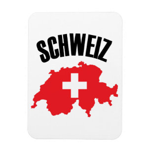 Schweiz Schweiz Karte Flag Magnet