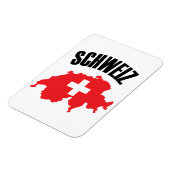 Schweiz Schweiz Karte Flag Magnet (Linke Seite)