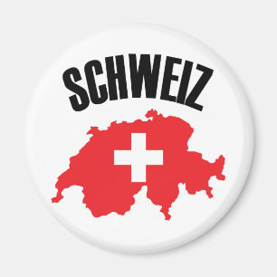 Schweiz Schweiz Karte Flag Magnet