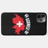 Schweiz Schweiz Map Soccer Case-Mate iPhone Hülle (Rückseite (Horizontal))