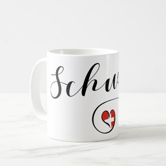 Schweiz, Schweiz, Schweiz Kaffeetasse (Vorderseite Links)