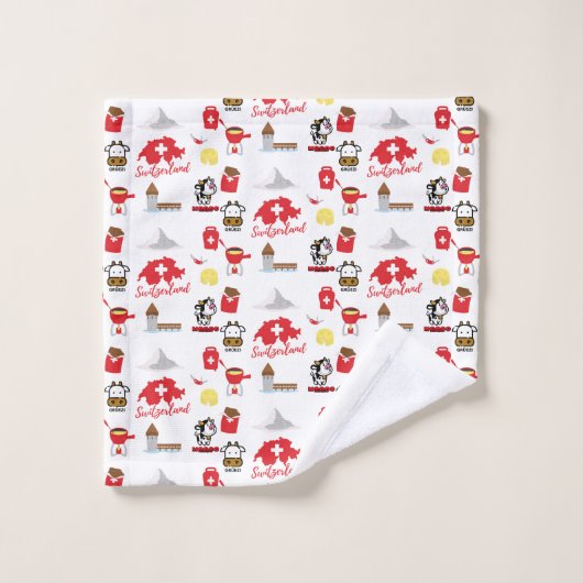 Schweiz - Schweiz - Schweiz Reisevorführungen Must Badhandtuch Set (Waschlappen)