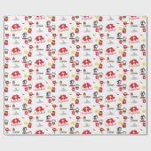 Schweiz - Schweiz Souvenir Icons Geschenkpapier (Flach)