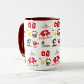 Schweiz - Schweiz Souvenir Icons Tasse (Vorderseite Links)