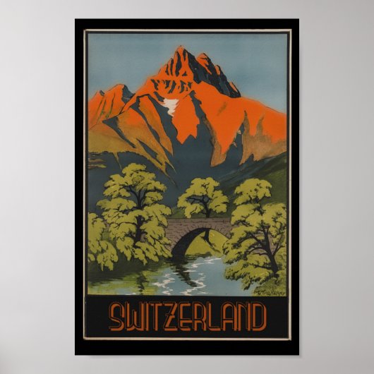 Schweiz Schweizer Alpen Bergsee-Zauber im Val Pior Poster (Vorne)