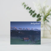 Schweiz Schweizer Alpen Foto für Ausflüge Postkarte (Stehend Vorderseite)